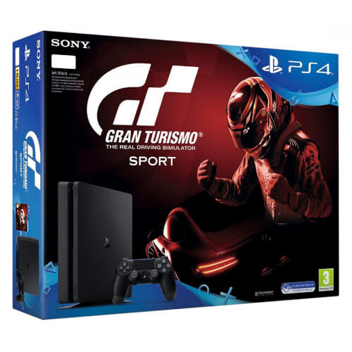 Consola Sony Playstation Ps4 Slim 500gb + Juego Gran Turismo | Quonty.com | PS4 S GTSPORT