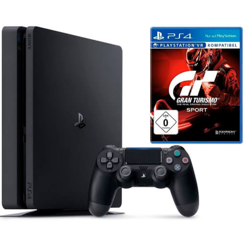 Consola Sony Playstation Ps4 Slim 500gb + Juego Gran Turismo | Quonty.com | PS4 S GTSPORT