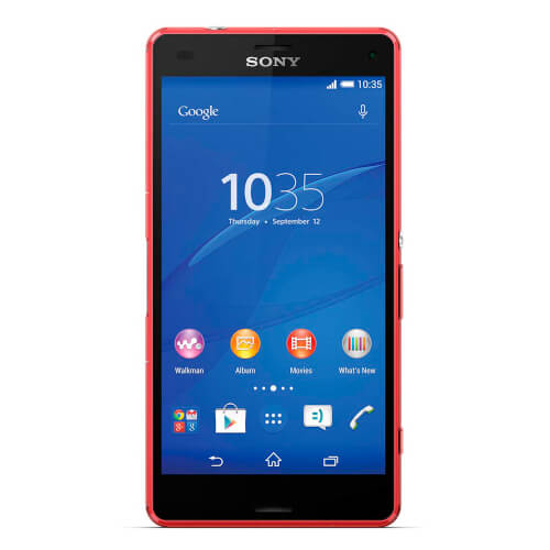 Smartphone Sony Xperia Z3 Compact Orange 4.6 Quadcore 16gb | Quonty.com | Z3 D5803 ORANGE