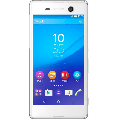 Smartphone Sony Xperia M5 White 5'' 3gb/16gb 4g | Quonty.com | E5603 WHITE