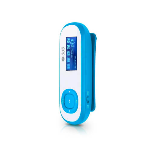 Reproductor Mp3 Spc Clip Pedometer 8gb Azul | Quonty.com | 8608A
