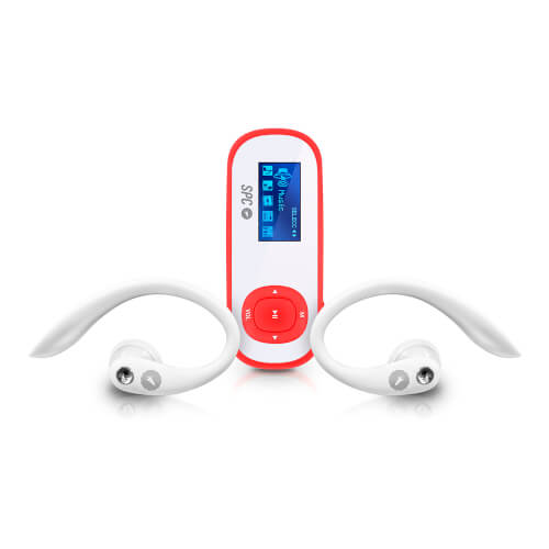 Reproductor Mp3 Spc Clip Pedometer 8gb Rojo | Quonty.com | 8608C