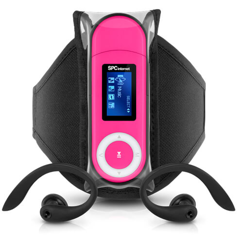 Reproductor Mp3 Con Brazalete Spc Internet 844 4gb Rosa | Quonty.com | 8444P