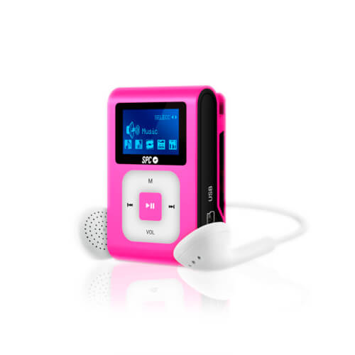 Reproductor Mp3 Spc Sport Clip Shuffle Fm 4gb Negro | Quonty.com | 8584N