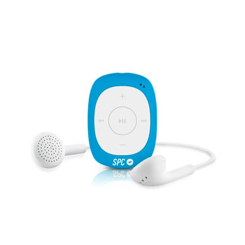 Reproductor Mp3 Spc Sport Clip Shuffle Fm 4gb Azul | Quonty.com | 8584A