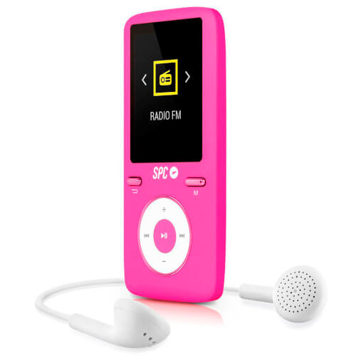 Reproductor Mp4 Spc Pure Sound Colour 2 8488p 8gb Rosa | Quonty.com | 8488P