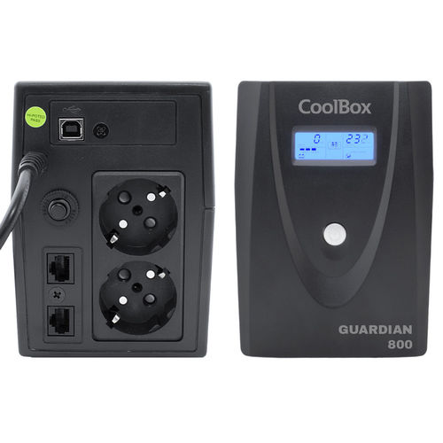 Sai 800va Coolbox Guardian3 Negro | Quonty.com | COO-SAIGD3-800