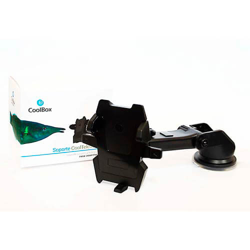 Soporte Smartphone Coolbox Pz-03 Coche Telescópico | Quonty.com | COO-PZ03