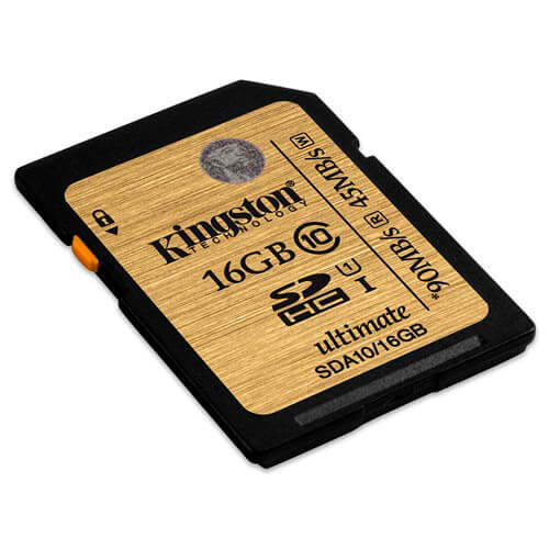 Sd Kingston 16gb Cl10 Uhs-I Ultimate | Quonty.com | SDA10/16GB