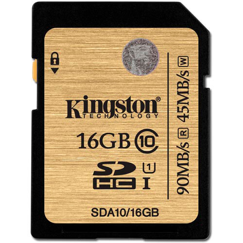 Sd Kingston 16gb Cl10 Uhs-I Ultimate | Quonty.com | SDA10/16GB