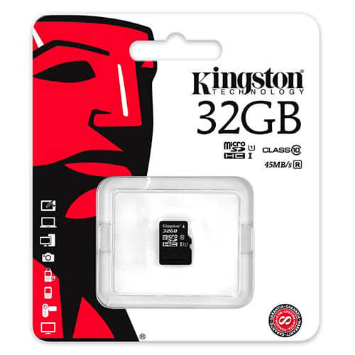 Microsd Kingston 32gb Cl10 Uhs-I | Quonty.com | SDC10G2/32GBSP