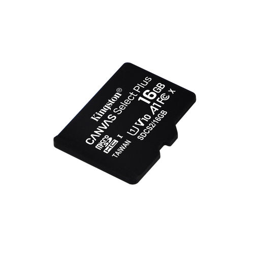 Microsd Kingston 16gb Cl10 Uhs-L Canvas Select Plus | Quonty.com | SDCS2/16GB