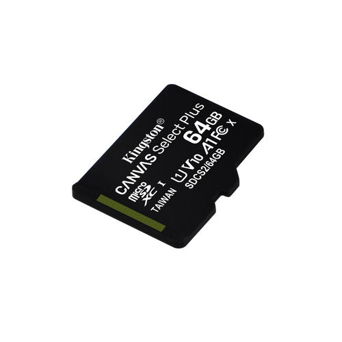 Microsd Kingston 64gb Cl10 Uhs-L Canvas Select Plus | Quonty.com | SDCS2/64GB