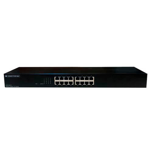 Switch Connection 16ptos 10/100/1000 Cnc-Sg16 Rack19'' | Quonty.com | CNC-SG16
