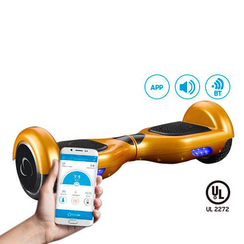 Smartgyro X2 Ul Golden Bluetooth App | Quonty.com | SG27-025