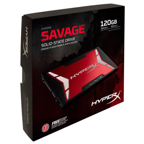 Ssd Kingston 2.5'' 120gb Sata3 Hyperx Savage | Quonty.com | SHSS37A/120G