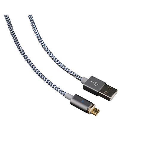 Cable Usb Bluestork Usb2.0 A/M - Micro Usb2.0 B/M 1.2m Negro | Quonty.com | SMART-MU-MAG