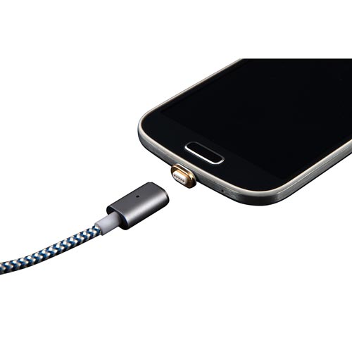 Cable Usb Bluestork Usb2.0 A/M - Micro Usb2.0 B/M 1.2m Negro | Quonty.com | SMART-MU-MAG