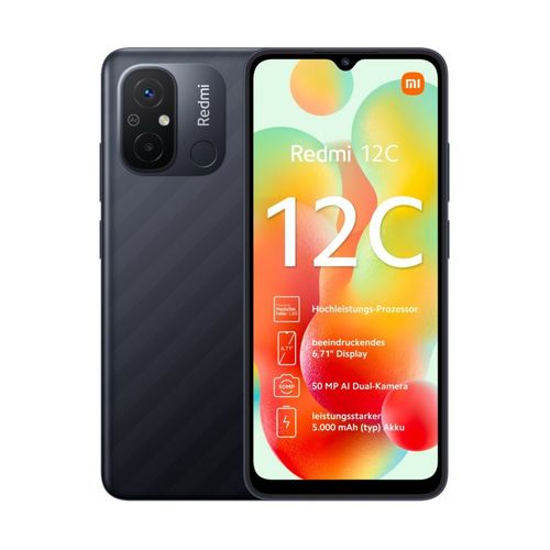 Smartphone Xiaomi Redmi 12c Nfc 6,71&Quot; 4g Hd+ Dualsim A12.0 4gb/128gb Grey | Quonty.com | MZB0DH2EU