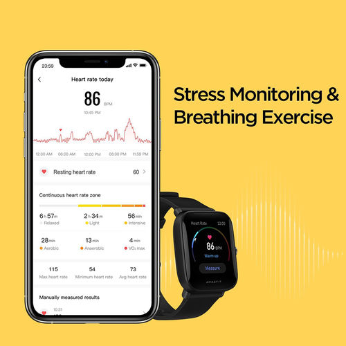 Smartwatch Xiaomi Amazfit Bip U Pro Black | Quonty.com | W2008OV1N