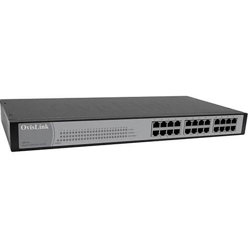 Switch Ovislink 24ptos 10/100/1000 Gsh-24 | Quonty.com | GSH-24