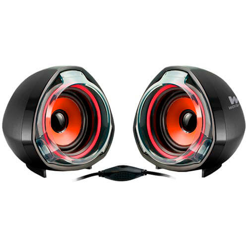 Altavoces Woxter Big Bass 70 2.0 - 15w Rojo | Quonty.com | SO26-056