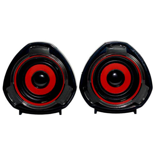 Altavoces Woxter Big Bass 70 2.0 - 15w Rojo | Quonty.com | SO26-056