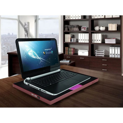 Soporte/Refrigerador Portatil 15.4&Quot; Approx 2usb 2vet Negro/Rojo | Quonty.com | APPNBC05R