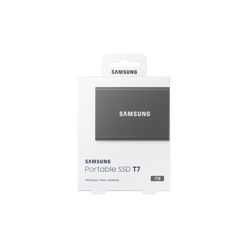 Ssd Externo Samsung 1tb T7 Usb3.2 Gris | Quonty.com | MU-PC1T0T/WW