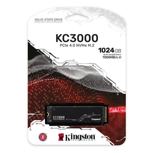Ssd Kingston M.2 1tb Pcie4.0 Kc3000 | Quonty.com | SKC3000S/1024G