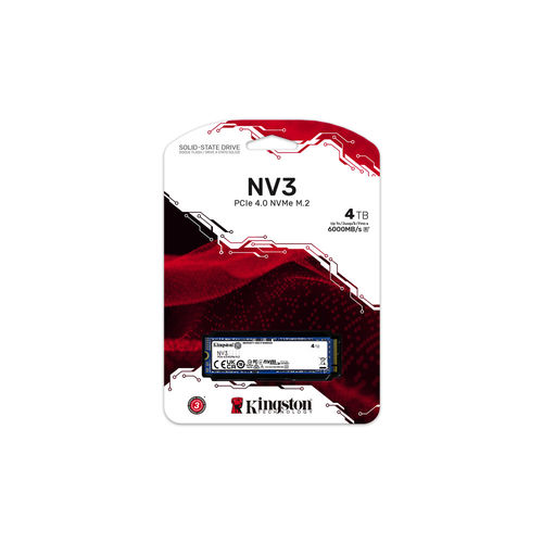 Ssd Kingston M.2 4tb Pcie4.0 Nvme Snv3s | Quonty.com | SNV3S/4000G