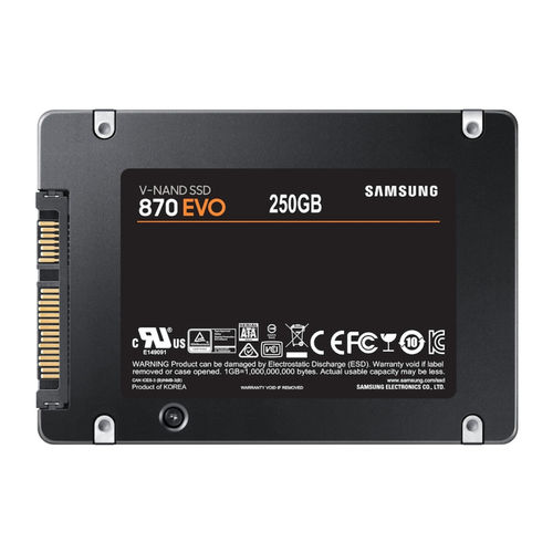 Ssd Samsung 2.5&Quot; 250gb Sata3 870 Evo | Quonty.com | MZ-77E250B/EU