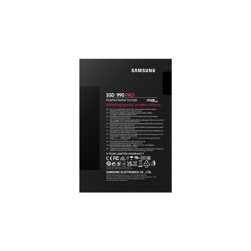 Ssd Samsung M.2 1tb Pcie4.0 990 | Quonty.com | MZ-V9P1T0BW