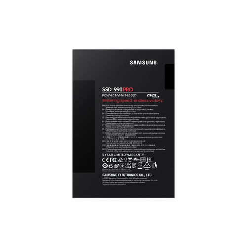 Ssd Samsung M.2 4tb Pcei4.0 990 Pro | Quonty.com | MZ-V9P4T0BW