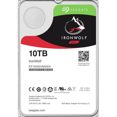Hdd Seagate Nas Ironwolf 3.5” 10tb 7200rpm 256mb | Quonty.com | ST10000VN0004