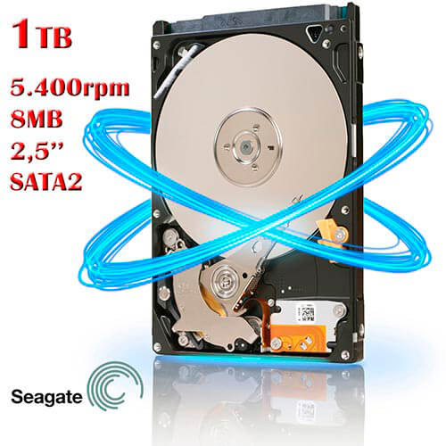 Hdd Seagate 2.5'' 1tb 5400rpm 8mb Sata2 | Quonty.com | ST1000LM024