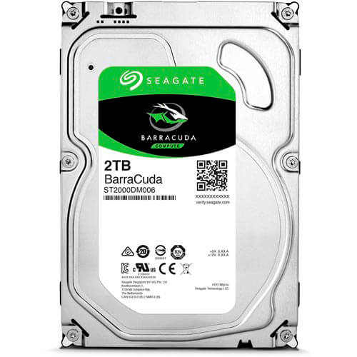 Hdd Seagate 3.5'' 2tb 7200rpm 64mb Sata3 Desktop Barracuda | Quonty.com | ST2000DM006