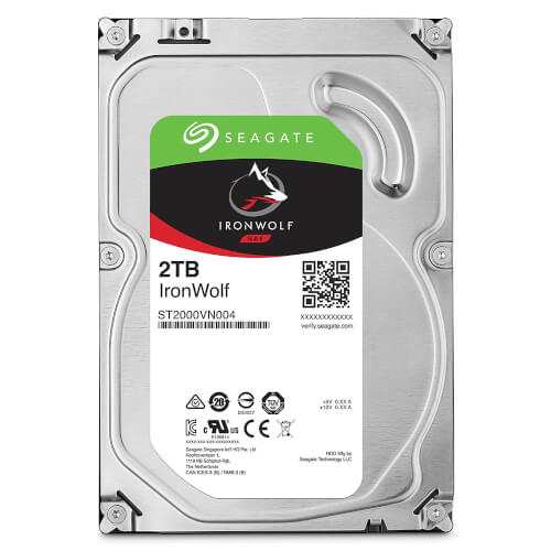 Hdd Seagate Nas Ironwolf 3.5” 2tb 5900rpm 64mb | Quonty.com | ST2000VN004