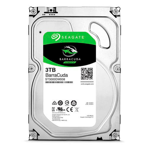Hdd Seagate 3.5'' 3tb 7200rpm 64mb Sata3 Desktop Barracuda | Quonty.com | ST3000DM008