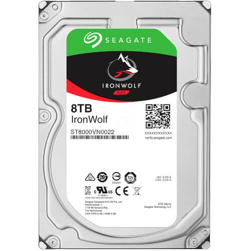 Hdd Seagate Nas Ironwolf 3.5” 8tb 7200rpm 256mb | Quonty.com | ST8000VN0022
