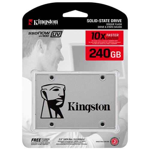 Ssd Kingston 2.5'' 240gb Sata3 Uv400 | Quonty.com | SUV400S37/240G
