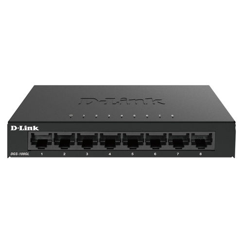 Switch D-Link Dgs-108gl 8ptos 10/100/1000 | Quonty.com | DGS-108GL