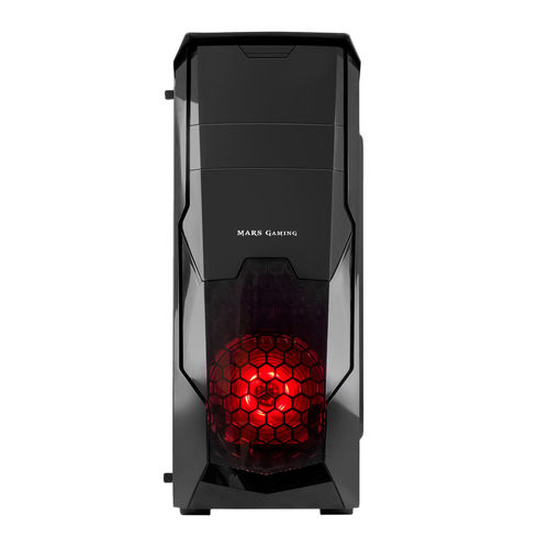 Caja Semitorre/Atx Tacens Mc5 Usb3.0 Led Rojo | Quonty.com | MC5