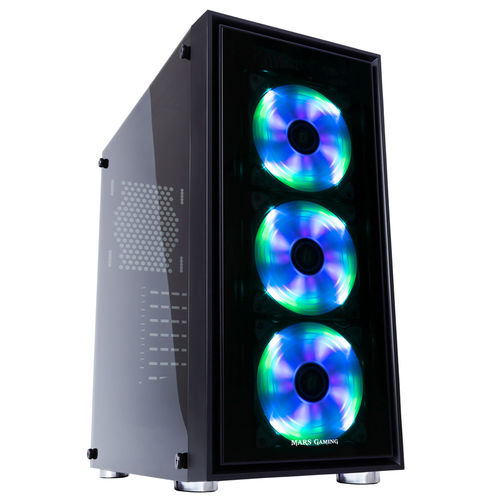 Caja Semitorre/Atx Tacens Mc7 Usb3.0 Rgb Led-Multi | Quonty.com | MC7