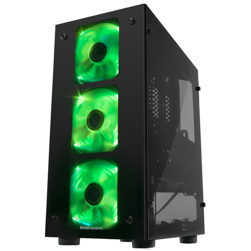 Caja Semitorre Tacens Mars Gaming Mct S/Fuente Usb3.0 Negro | Quonty.com | MCT