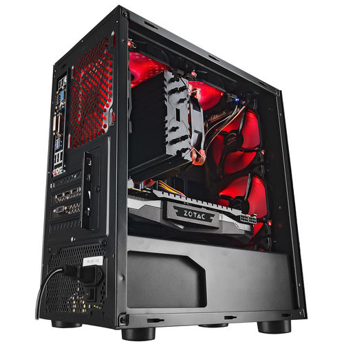 Caja Semitorre Tacens Mars Gaming Mct S/Fuente Usb3.0 Negro | Quonty.com | MCT