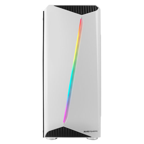 Caja Semitorre Tacens Mars Gaming Mcxw S/Fuente Negro/Blanco | Quonty.com | MCXW