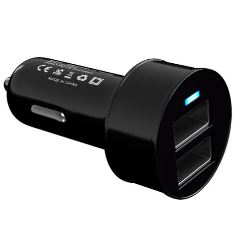 Cargador De Coche Tacens Anima Dual Ausbc1 2xusb 2.0 | Quonty.com | AUSBC1