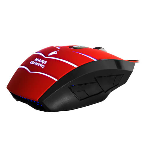 Raton Mars Gaming Vulcano Mmvu1 Optico 5000dpi Usb | Quonty.com | MMVU1
