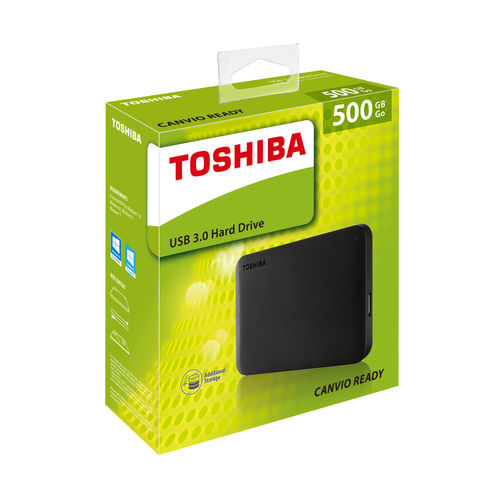 Hdd Toshiba Externo 2.5&Quot; 500gb Usb3.0 Canvio Ready Negro | Quonty.com | HDTP205EK3AA